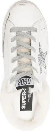 Golden Goose Womens Star-Motif Shearling Sneakers Aw26 W