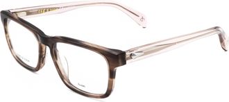 Rag & Bone Rag & Bone Mens 54mm Beige Horn Opticals
