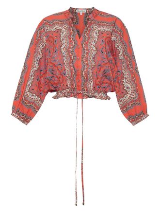 Cara Cara Perrin paisley shirt - Oranje