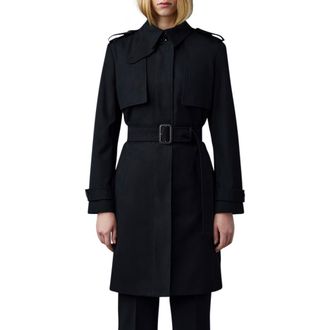 Mackage Winn 3-in-1 Insulated Trench Coat in Black at Nordstrom, Size X-Large