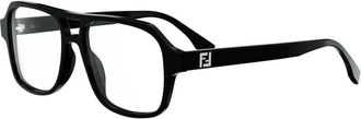Fendi Optisch Montuur - unisex - Brillen - Zwart - ONE Size - Accessoires