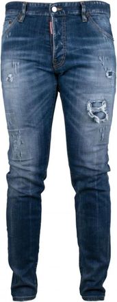 Dsquared2 Cool Guy Jeans - Heren - Slim Fit Jeans - Blauw - XS - Katoen - Jeans