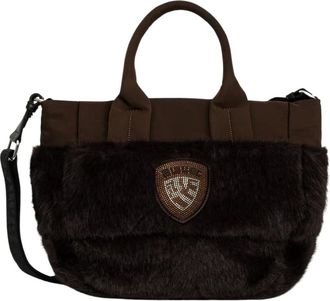 Blauer Gewatteerde handtas - Dames - Tassen - Bruin - Maat: ONE Size