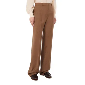Max Mara Virgin Wool Trousers - Brown