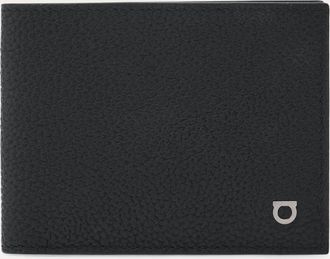 Ferragamo Men Gancini bifold wallet Black