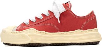 Miharayasuhiro HANK VL OG Sole Canvas Low-top Sneaker Orange A09FW734-ORG