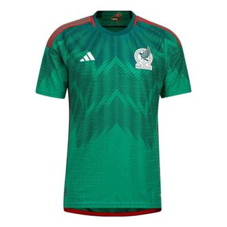 adidas Mexico 22 Home Authentic Jersey Asia Sizing Asian Sizing Vivid Green HD6898