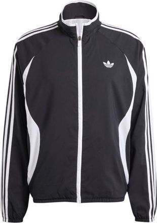 adidas Adicolor Teamgeist Track Top Asia Sizing Black White JC6227