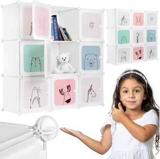 OEM Armario Modular Infantil Esla Con 9 Estantes
