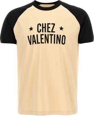 Valentino Garavani Hombre, Camisetas, Beige, Talla: 2XL