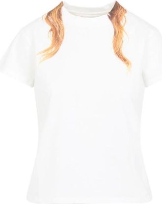 Maison Margiela Dames, Tops, Wit, Maat: M Katoen