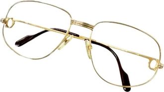 Cartier Pre-owned Occhiali Trinity - - Pre-owned - Uomo - Giallo - ONE SIZE