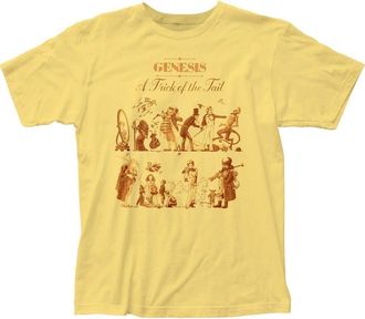 Urge Authentic Genesis Trick of The Tail Album Cover T-Shirt Phil Collins top Yellow