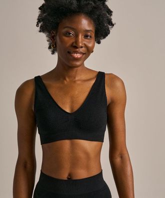 BAM Seamless Plunge Bralette - Large