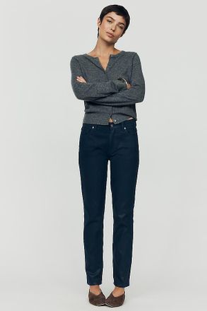AG - Adriano Goldschmied AG Mari Mid-Rise Coated Slim Straight-Leg Jeans