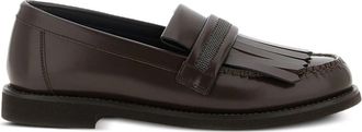 Brunello Cucinelli Monili Fringed Loafers