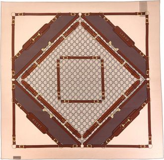Gucci Printed Silk Twill Carre
