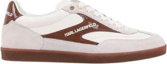 Karl Lagerfeld Kandidate Sneakers - Dames - Sneakers - Wit - 36 EU - Leer - Schoenen