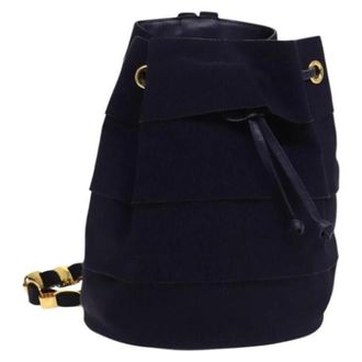 Ferragamo Pre-owned Tela backpacks - - Pre-owned - Donna - Blu - ONE SIZE