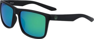 Dragon Mens Dr Meridien H2O Sunglasses In Matte Black / Ll Green Ion Polarized
