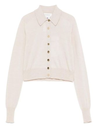 Sportmax virgin-wool cardigan - women - Virgin Wool - L - Neutrals