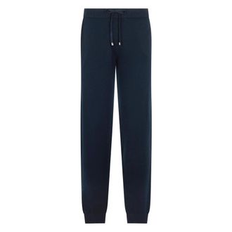 Malo Drawstring Trousers - male - Malo - Sweatpants - Blue - XL - Trousers
