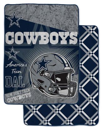 Pegasus Sports Dallas Cowboys Nfl Team Helmet Oversized Fleece Blanket