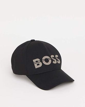 HUGO BOSS Black Large Logo Cap
