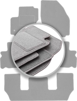 OEM Alfombrillas Grises Para Ford S-max Mk1 Fl 7 Plazas (2012-2015)