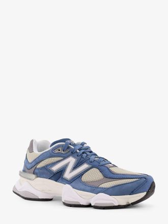 New Balance Mens Sneakers 9060 Mesh Suede Blue Polyester Trainers