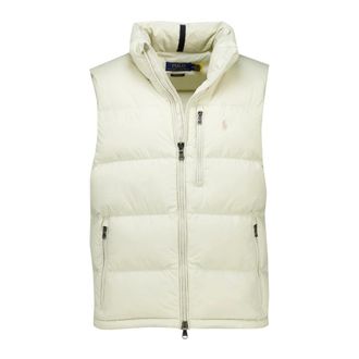 Polo Ralph Lauren Jassen, Heren, Beige, M, Cr&egrave;me Bodywarmer Vest