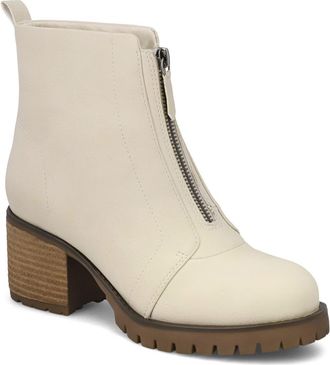 Mia Fabiola Front Zip Boot in Seashell at Nordstrom, Size 8.5