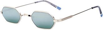 Etnia Barcelona Bywater Sun SLGY Mens Sunglasses Silver Size 47