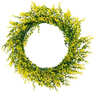 OEM Corona De Hojas De Carpe De Color Amarillo Verdoso, F&aacute;cil De Limpiar