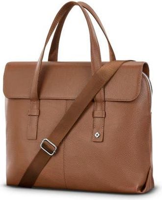 Samsonite Mobile Solution 2 Convertible Leather Briefcase in Cognac at Nordstrom