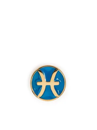 Maria Black Pisces POP Coin charm - unisex - Resin/Sterling Silver - One Size - Gold