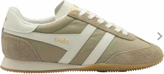 Gola Womens Sprinter Trainer Sneakers In Bone/off White