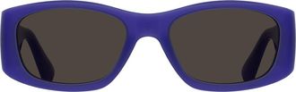 Moschino 55mm Square Sunglasses in Violet at Nordstrom Rack