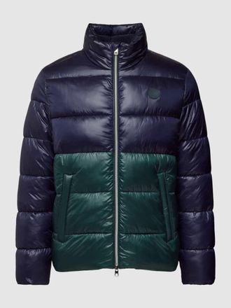 Michael Kors Steppjacke mit Label-Patch in Dunkelgruen, Gr&ouml;&szlig;e XXL