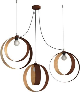 Lumicom Lumicom - Shell L&aacute;mpara De Techo 3 Luces Hoja