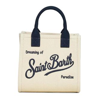 MC2 Saint Barth Tote Bags, female, Beige, Size: ONE SIZE Vanity Bag