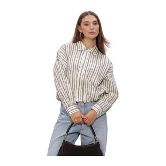 Catwalk Junkie Dames Blouses Tuck In Blouse - Dames - Overhemden - Wit - S - Overhemden