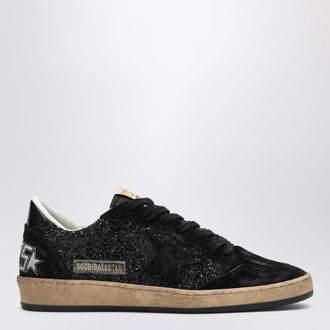 Golden Goose Ball Star sneakers black in suede and glitter