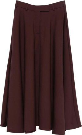 Officine G&eacute;n&eacute;rale Bertille Rok - Dames - Midirokken - Rood - M - Wol - Rokken