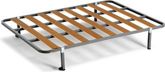 HOGAR 24 Hogar24 - Somier Con Patas Cuadradas + Ruedas Tubo 30 X 30 - 150x200-patas 32cm