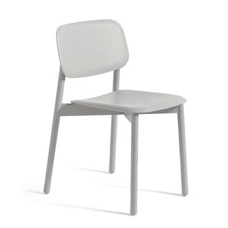 HAY Soft Edge 60 Stuhl, Eiche soft grau lackiert