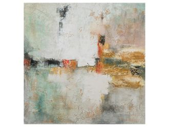 Schubiger M&ouml;bel Bild Farbkomposition in Weiss und Jadegr&uuml;n 4