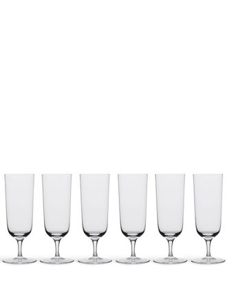 Ichendorf Venezia flute glasses - White