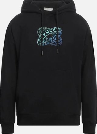 Givenchy Mens Givenchy Infinity Rings Logo Hoodie Black - Size: 38