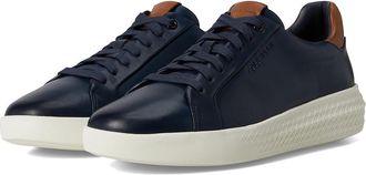 Cole Haan Grand Hurrion Cup Ltt Sneakers Mens Shoes Navy Blazer/British Tan/Ivory : 10.5 D - Medium, Leather